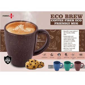 101-H288*EcoBrew Mug Coffee Fiber Eco Friendly Mug with Handle Capacity 300ml approx