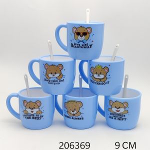 EN 1 PC 204/D(OV)BLUE TEDDY MUG*206369