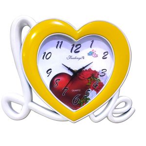 Feeling Romance Clock YELLOW