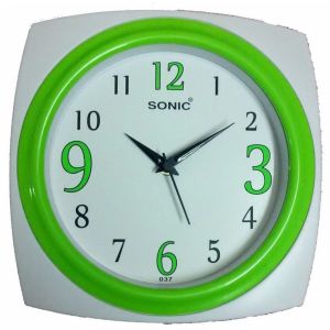 NATRAJ Wall clock 037 Green AM